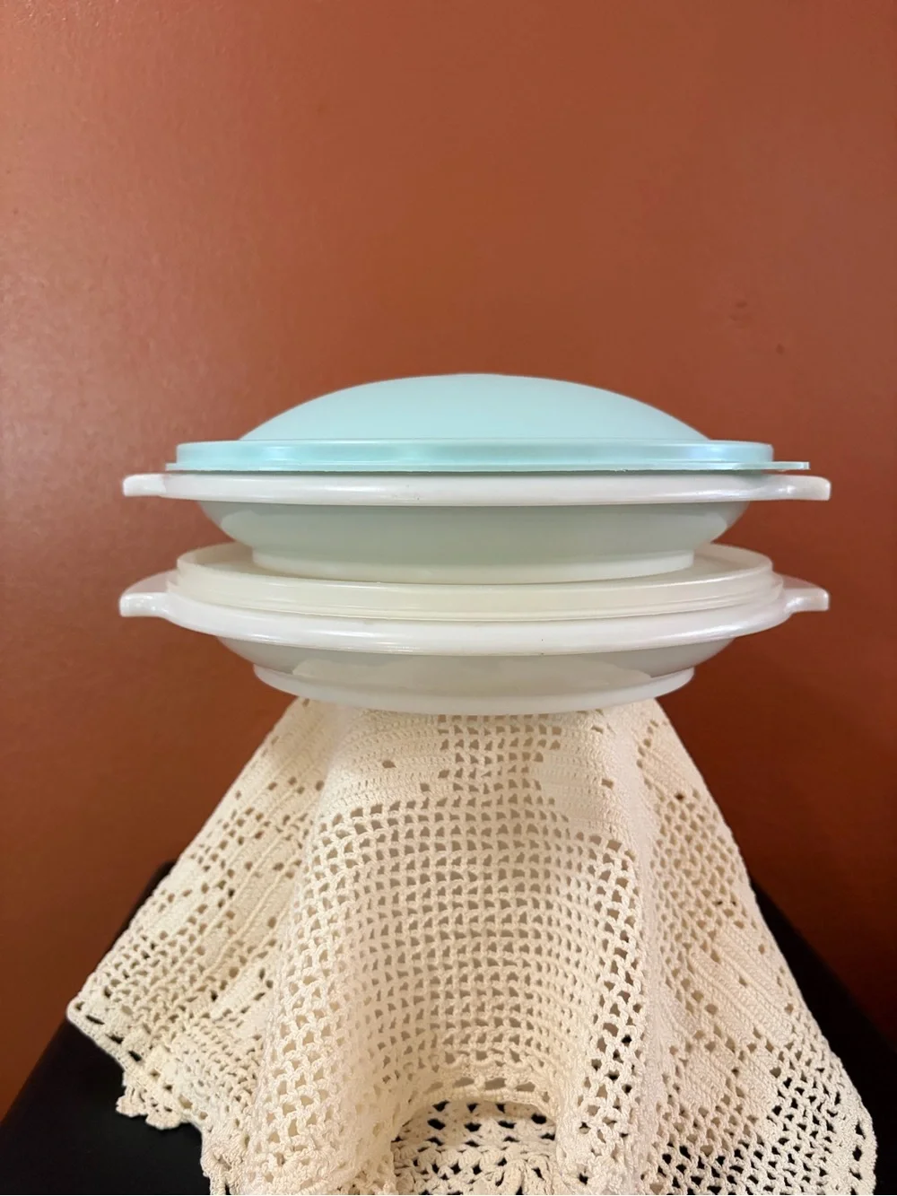 Tupperware Compartment Dishes with Lids
